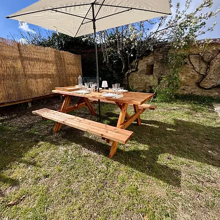 Maison 4p-jardin-10 Min Puydufou-calme Prázdninový dům *